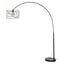 Booglamp Charcoal Metaal 1 Lichtpunt - Curl