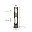 PS-Collection Organic Cylinder Vloerlamp - Ø20x71cm - Zwart Nikkel - Metaal