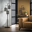 PS-Collection Spindle Vloerlamp 3L - 37x29x150cm - Slate Grey - Metaal