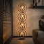 PS-Collection Vloerlamp Charcoal Metaal Turn Around 4-lichts