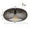 Plafondlamp Zwart Nikkel Metaal 1-Lichts - Copper Twist
