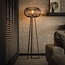 PS-Collection Vloerlamp Zwart Metaal Copper Twist 1-lichts