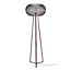 Vloerlamp Zwart Metaal Copper Twist 1-lichts