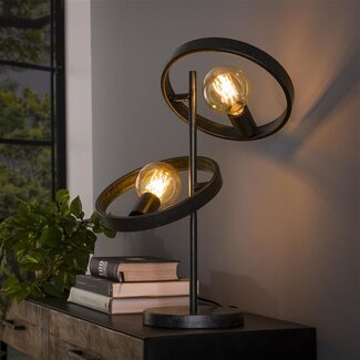 PS-Collection Tafellamp Charcoal Metaal Hover 2-Lichts