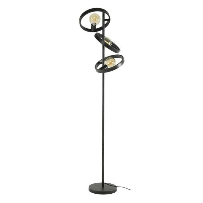 Vloerlamp Charcoal Metaal 3 Lichtpunten - Hover