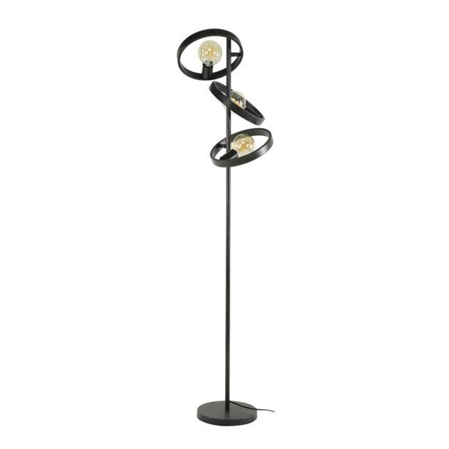 Vloerlamp Charcoal Metaal 3 Lichtpunten - Hover