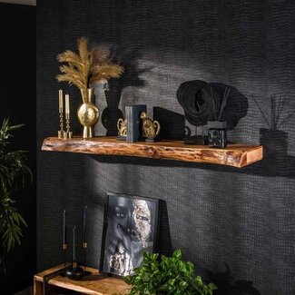 PS-Collection Wandplank Acaciahout Naturel Tree - 150 cm