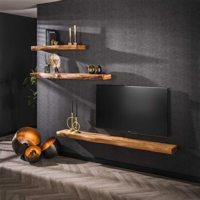 Wandplank Acaciahout Naturel 150 cm - Tree