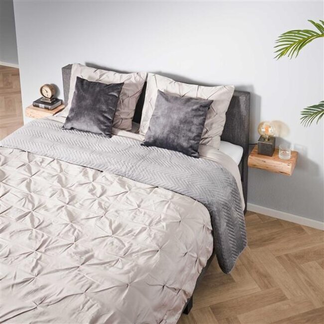 PS-Collection Tree XS Set van 2 Nachtkastje 1 Lade - 30x20x8cm - Naturel - Acacia