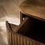 Wave 1 Lade Hangend Nachtkastje - 45x40x21cm - Zandkleur - Mangohout