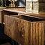 Haltafel Mangohout Zandkleur 2 Lades Wave