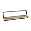 PS-Collection Lean Set/3 Wandplanken - 100x25x30cm - Naturel - Acacia/Metaal