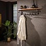 PS-Collection Round met Hoedenplank 8 Haken Kapstok - 100x30x20cm - Bruin - Acacia