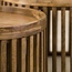 PS-Collection Tweak Set/2 Salontafels - Ø65 & Ø50x40cm - Zandkleur - Mangohout