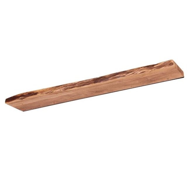 Wandplank Acaciahout Naturel Edge - 120 Cm