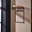 PS-Collection Custom Hoog 2x4 Haken Kapstok - 55x33x80cm - Naturel - Acacia/Metaal