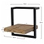 Wandplank Acacia Naturel Metaal Edge Frame - 30 Cm