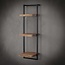 PS-Collection Wandplank Acaciahout Metaal Edge Frame - 100 cm