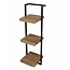Wandplank Acaciahout Metaal Edge Frame - 100 cm