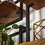 Wandplank Acaciahout Metaal Edge Frame - 100 cm