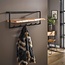 PS-Collection Kapstok 6 Haken Hoedenplank Acaciahout - Air Solid