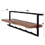 Kapstok 6 Haken Hoedenplank Acaciahout - Air Solid