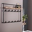 PS-Collection Kapstok 12 Haken Hoedenplank Acaciahout - Air Solid