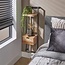PS-Collection Nachtkastje Acaciahout Metaal Air Solid XS 1 Lade