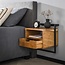 Air Solid Open Vak 1 Lade Nachtkastje - 44x35x45cm - Naturel - Acacia