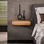 Zwevend Nachtkastje Mangohout Zand Sleek 1 Lade