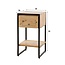 Straight Wood XS 1 Lade Nachtkastje - 30x30x55cm - Naturel - Acacia