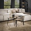 Salontafel Set van 3 Antiek Brons Driehoekig - Metallic