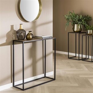 PS-Collection Haltafel Antiek Brons Metaal - Sidetable Metallic