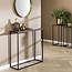 Haltafel Metaal Antiek Brons - Metallic