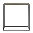 Iron Metallic Haltafel - 75x25x75 cm - Antiek Brons - Metaal