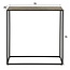 Haltafel Metaal Antiek Brons - Metallic