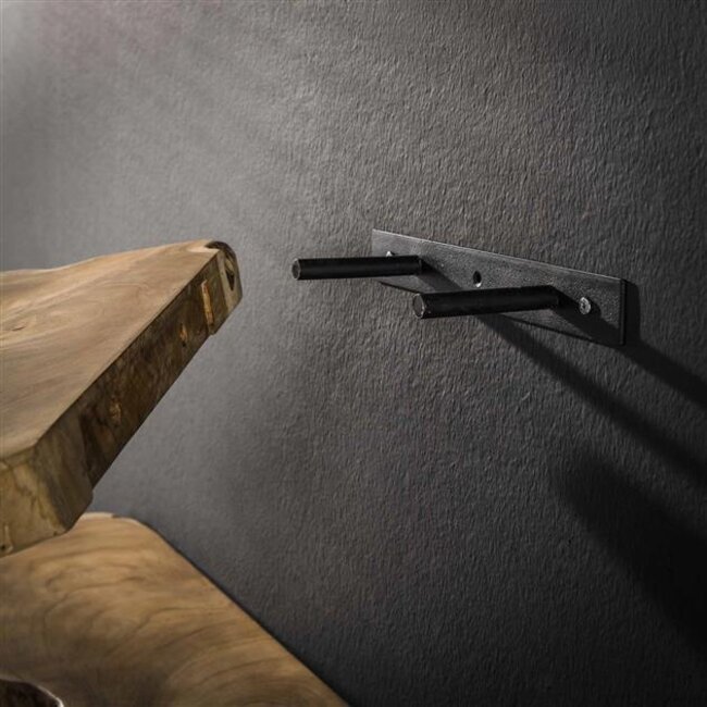 Wandplank Set van 3 Teakhout Naturel - Natural Line