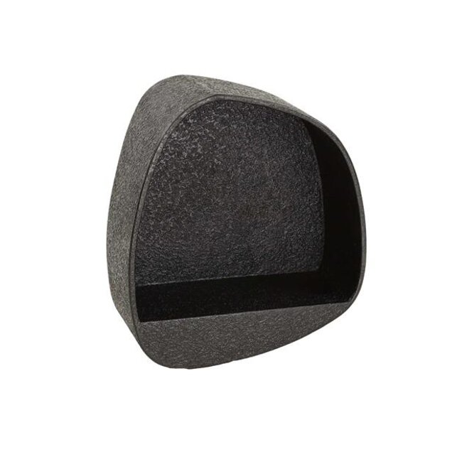 PS-Collection Metallic Breed Wandschap - 43x21x48cm - Grijs - Metaal