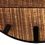 Ronde Wandklok - Bruin Hout - Industrieel