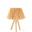 Tafellamp Bahamas - 30x30x51 cm - Naturel - Hout/Gras
