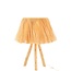 Tafellamp Bahamas - 30x30x51 cm - Naturel - Hout/Gras