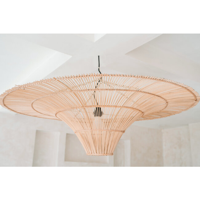 Hanglampkap Rotan Naturel L - De Sky