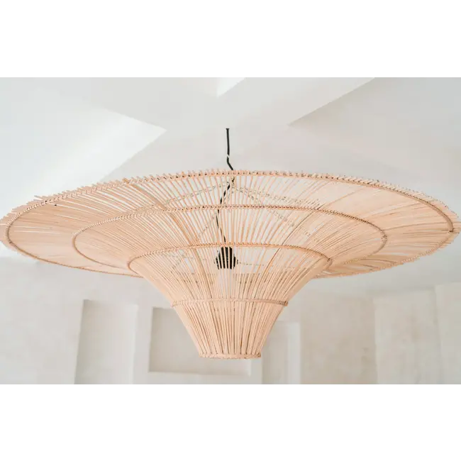Hanglampkap Rotan Naturel L - De Sky