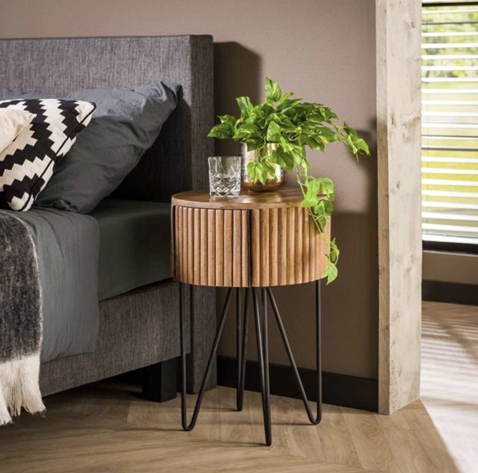 Nachtkastje mangohout