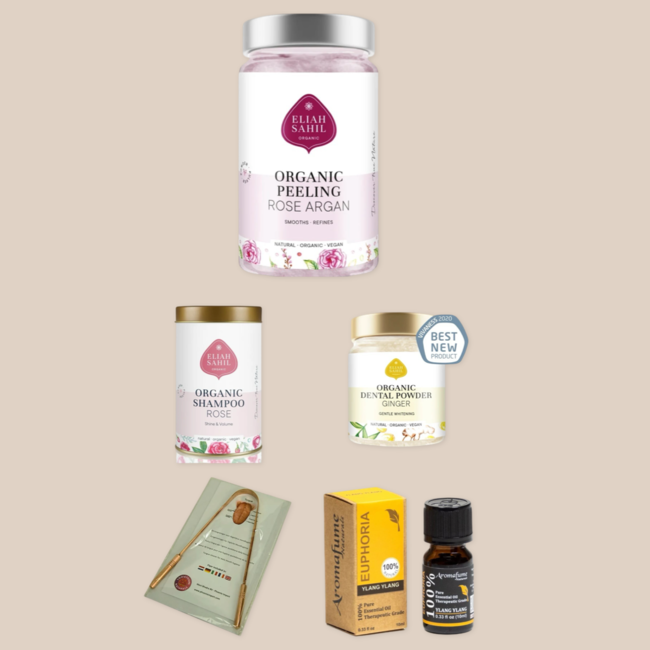 Eliah Sahil Zelfzorg Cadeaupakket – Rozen & Argan