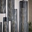 Hanglamp Artic Zwart Metaal 9 Lichtpunten - Tube Mesh