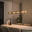 PS-Collection Hanglamp Artic Zwart Metaal 4 Lichtpunten - Tube Mesh