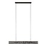 Hanglamp Artic Zwart Metaal 4 Lichtpunten - Tube Mesh