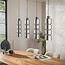 Hanglamp Chroom Glas 4 Lichtpunten - Cylinder Glass