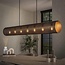 PS-Collection Hanglamp Metaal Artic Zwart 7 Lichtpunten - Tubon Mesh